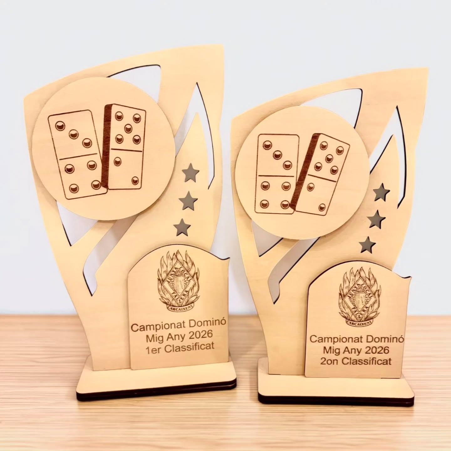 Trofeos de dominó del Mig Any Faller